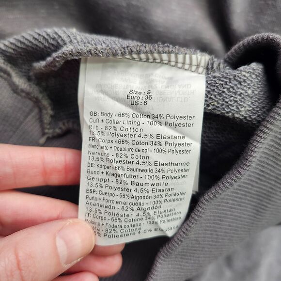 NWT Bench Urban Wear Womens Lined Sweater with mockneck Grey size Small - Picture 7 of 12